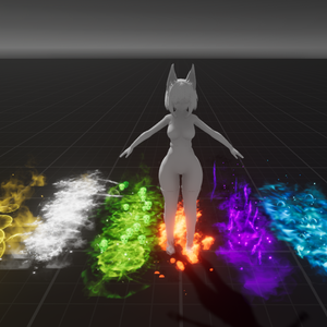 【Unity/VRChat】Elemental FootTrails by Raivo