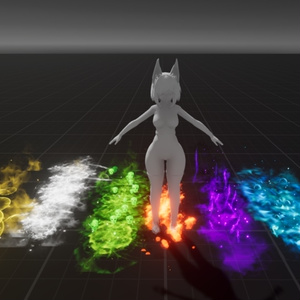 【Unity/VRChat】Elemental FootTrails by Raivo