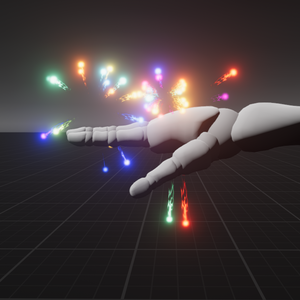 【Unity/VRChat】UPDATED FREE Firework Hand Particles by Raivo