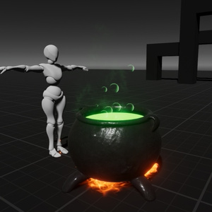 【Unity/VRChat】Witch Cauldron by Raivo