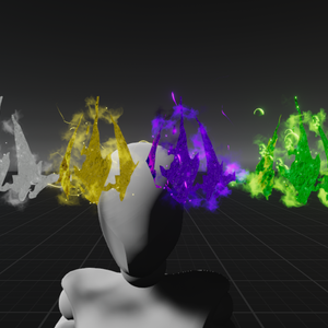 【Unity/VRChat】Elemental Crowns by Raivo