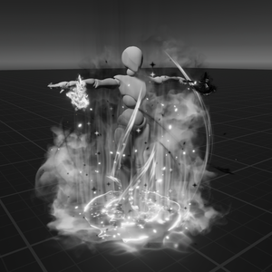【Unity/VRChat】TwinAxe+Aura by Raivo