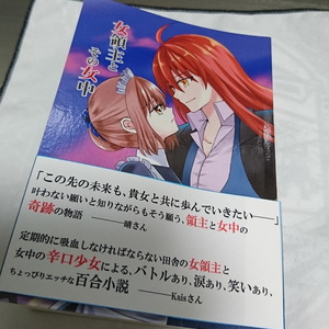 女領主とその女中【小説本】カバーあり