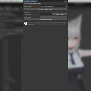 【無料】Shape Key Manager Tool -シェイプキー管理ツール-