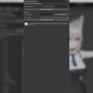 【無料】Shape Key Manager Tool -シェイプキー管理ツール-