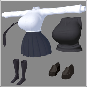 【ミルティナ用】School uniform 缩略图 2