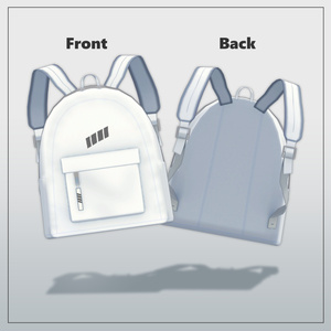 [汎用】Basic Canvas Backpack 缩略图 2