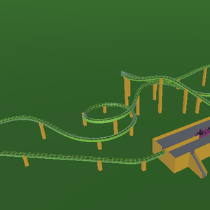 small spinning coaster