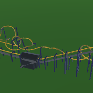 Steel inverted coaster