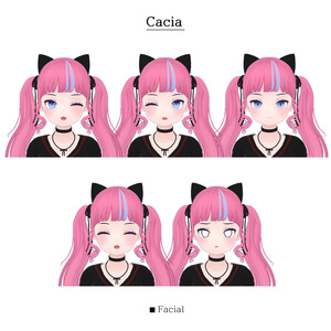 「Cacia」「カシア」オリジナル3Dモデル,VRC用 缩略图 7