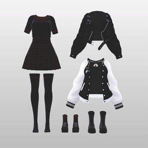 「Cacia」「カシア」オリジナル3Dモデル,VRC用 缩略图 8