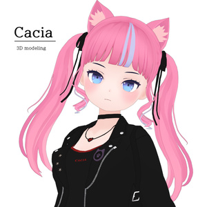 「Cacia」オリジナル3Dモデル,VRC用
