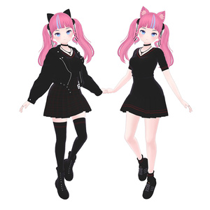 「Cacia」「カシア」オリジナル3Dモデル,VRC用 缩略图 3
