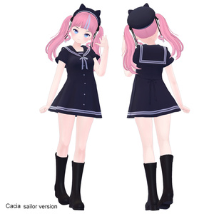 「Cacia」「カシア」オリジナル3Dモデル,VRC用 缩略图 5
