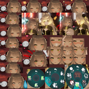【リーファ（Leefa）】Leefa dynamic expression Ver.2.02 /VRC Contact /Leefaの動的表情システム  /Dynamic expression system