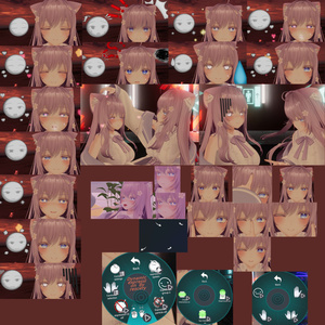 【萌(Moe) 用】Moe dynamic expression Ver.1.00/VRC Contact /Moeの動的表情/Dynamic expression system
