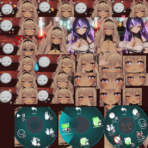 【愛莉(Airi)用】Airi dynamic expression Ver.1.01/VRC Contact /愛莉の動的表情/Dynamic expression system