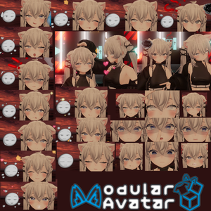 【しお(Sio)用-MA対応】Sio dynamic expression Ver.1.02/Modular Avatar /しおの動的表情/Dynamic expression system