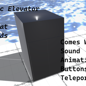 Basic Elevator for VRChat w/ Animations, Sound, Teleport Buttons