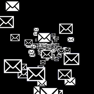 【APNG+MP4】大量のメール【ループ+透過有】