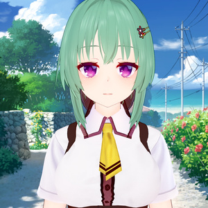 緑髪