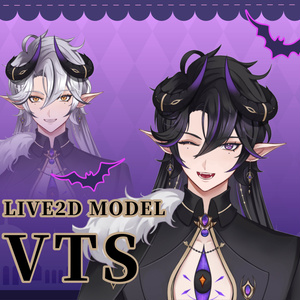 【Live2d モデル】男性モデル，VTS用，魔王