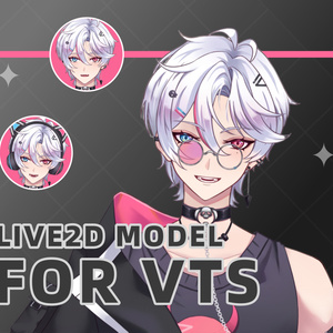 【booth販売終了 仅展示 sold out 】男性，VTube Studio