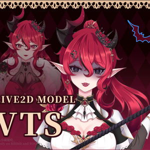 【booth販売終了 仅展示 sold out】魔王御姐，Vtube studio