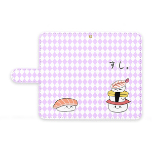 おすしと愉快な仲間たちの手帳型スマホカバー