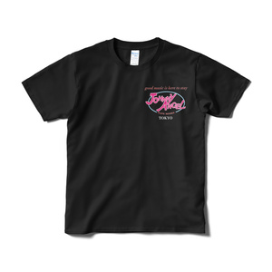 Live House Johnny Angel Tokyo T-shirt TipeA　BLACK（ライブハウス　ジョニーエンジェル東京Tシャツ　タイプAブラック）