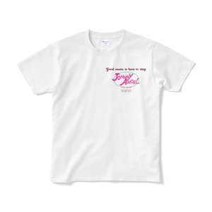 Live House Johnny Angel Tokyo T-shirt TipeB　White（ライブハウス　ジョニーエンジェル東京Tシャツ　タイプBホワイト）
