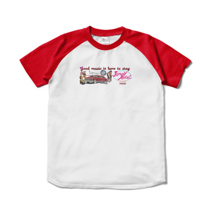 Live House Johnny Angel Tokyo T-shirt TipeC　Red/White（ライブハウス　ジョニーエンジェル東京Tシャツ　タイプCレッド/ホワイト/赤白）