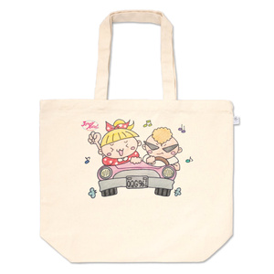 トートバッグ（JohnnyAngel公式オリジナルキャラクターJohnny＋Allieドライブ編)レジ袋有料化に伴う新商品