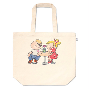 トートバッグ（JohnnyAngel公式オリジナルキャラクターJohnny＋Allieデート編)レジ袋有料化に伴う新商品