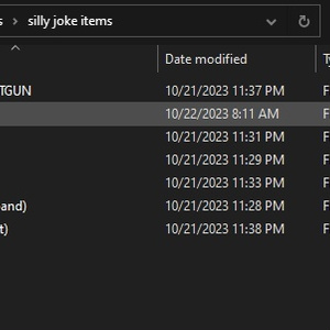Silly Joke Items