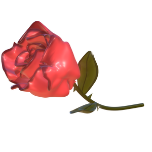 【3Dモデル】薔薇 ROSE