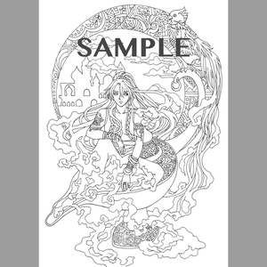 Rabbit』大人の塗り絵<jpg> - DAIZUYA - BOOTH