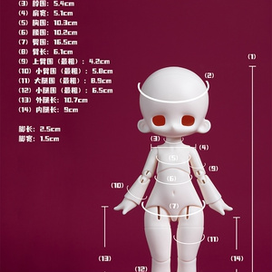 TinyFox】希你梦咔(Heer monka/シルメンカ）1/6ボディ フルセット MJD