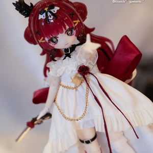 1/4ドールヘッド imomodoll MIKO カスタムヘッド セミホワイト肌＋