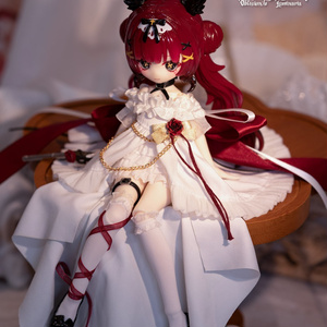 imomodoll corvus 1/4 カスタムヘッド アイ ピアス付き 難あり クール