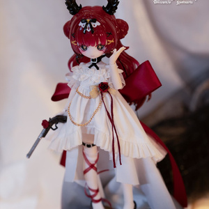 1/4ドールヘッド imomodoll MIKO カスタムヘッド セミホワイト肌＋