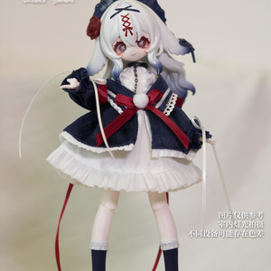 1/4ドールヘッド imomodoll MIKO カスタムヘッド セミホワイト肌＋