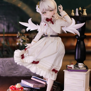 1/4ドールヘッド imomodoll MIKO カスタムヘッド セミホワイト肌＋