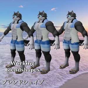 Lugharian - Beachwear - ModularAvatar 缩略图 3