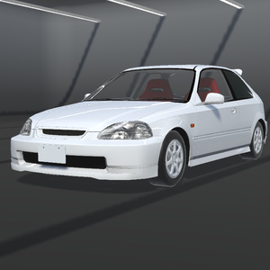 【VRChat想定】3Dカーモデル「CIV_KE9」【CVS2対応】 缩略图 2