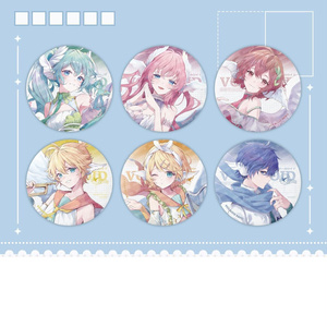 ホロ加工缶バッジB＜asteroid：鏡音リン＞ - Rella Artworks / 不安定+