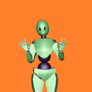 【3D Animation】popo_both_wave_o