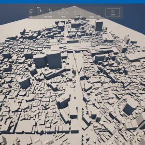 3D都市モデル｜渋谷区表参道ヒルズ周辺 1000m四方