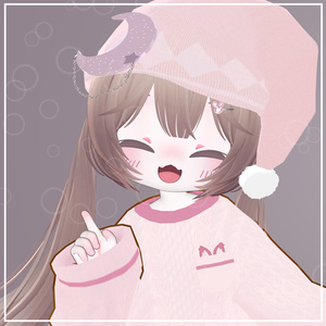 【VRChat想定】Moon Night Cap 缩略图 9