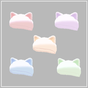 【VRChat想定】AnimalCap&Whiskers 缩略图 3